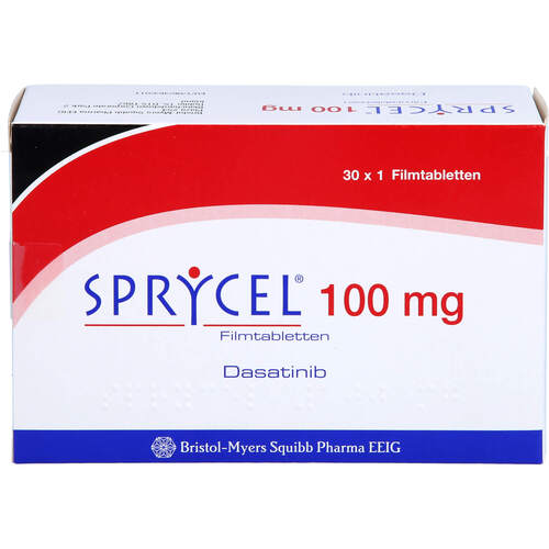 Sprycel 100mg Filmtabletten, 30 st, Bristol-Myers Squibb GmbH & Co. KGaA