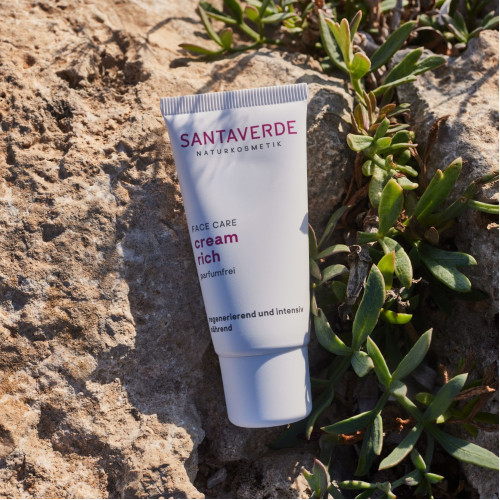 Aloe Vera Creme rich ohne Duft, 30 ml, SANTAVERDE GmbH