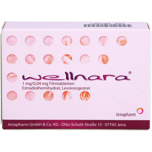 Wellnara 1mg/0.04mg Filmtablette, 28 Stk., Bayer Vital GmbH GB Pharma