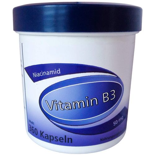 Vitamin B3 (Niacinamid) 50mg Gerimed, 360 Stk., Adana Pharma GmbH