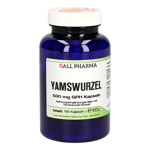 Yamswurzel 500 mg GPH Kapseln, 180 Stk., Hecht-Pharma GmbH