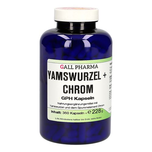 Yamswurzel + Chrom GPH Kapseln, 360 Stk., Hecht-Pharma GmbH