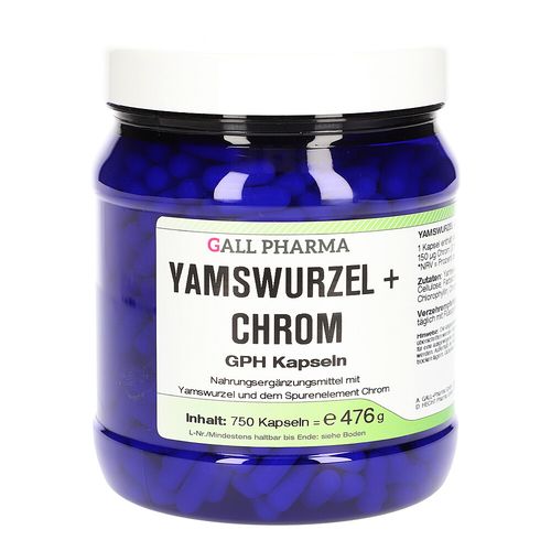 Yamswurzel + Chrom GPH Kapseln, 750 Stk., Hecht-Pharma GmbH