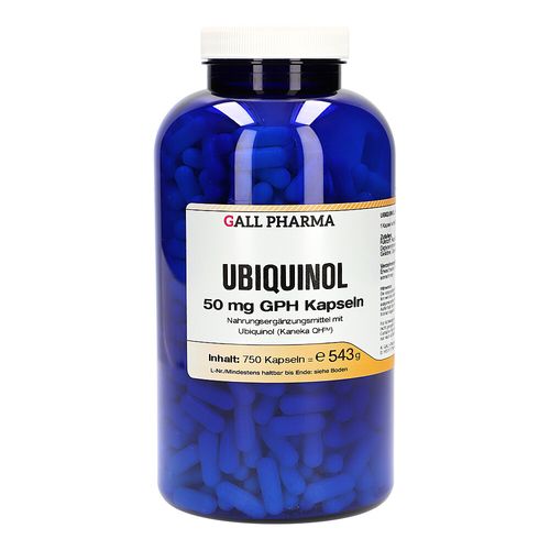 Ubiquinol 50 mg GPH Kapseln, 750 Stk., Hecht-Pharma GmbH