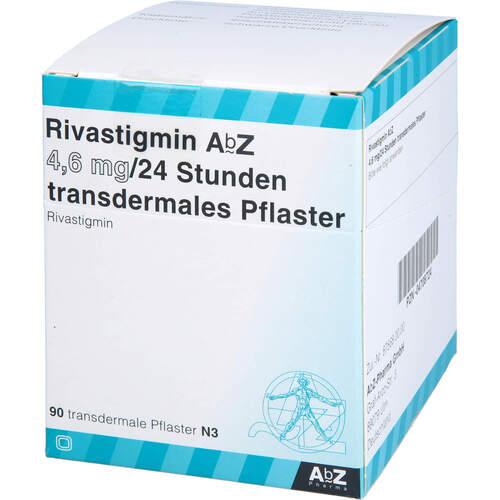 Rivastigmin AbZ 4.6mg/24h transdermales Pflaster, 90 Stk., Abz Pharma GmbH