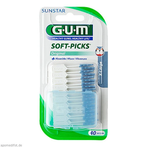 GUM Soft-Picks x-large, 40 ST, Sunstar Deutschland GmbH