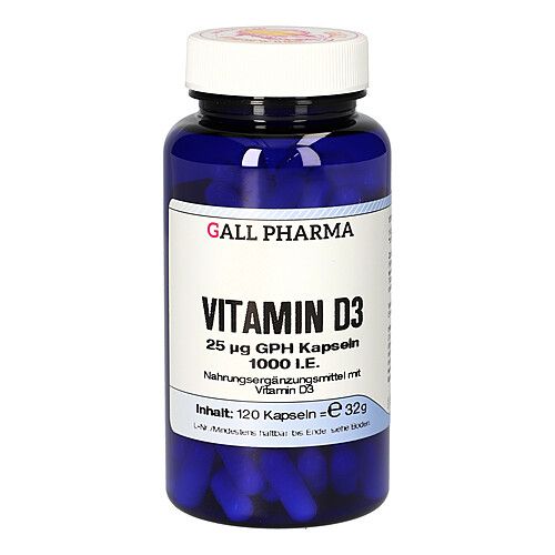 Vitamin D3 25 ug GPH Kapseln, 120 Stk., Hecht-Pharma GmbH