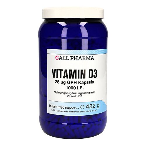 Vitamin D3 25 ug GPH Kapseln, 1750 Stk., Hecht-Pharma GmbH