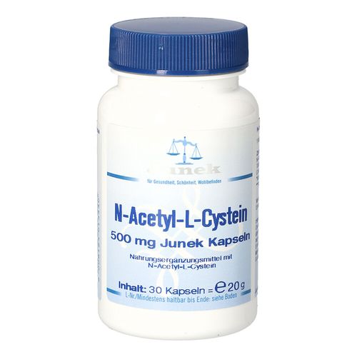 N-Acetyl-L-Cystein 500mg Junek Kapseln, 30 Stk., Bios Medical Services