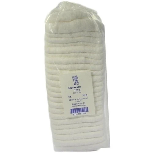 AUGENWATTE BW ZICKZACK LAGEN, 100 g, Kerma Verbandstoff GmbH