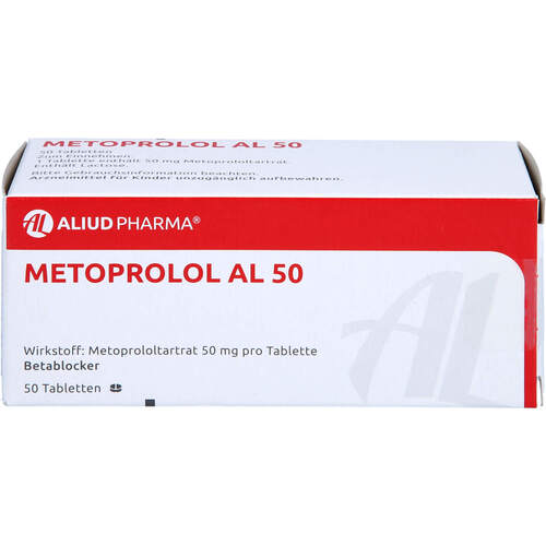 METOPROLOL AL 50, 50 st, Aliud Pharma GmbH