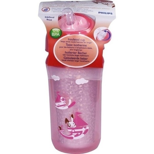 Avent Isolierter Trinkhalmbecher 260ml, 1 Stk., Philips GmbH