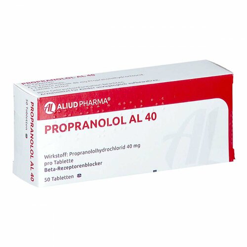 PROPRANOLOL AL 40, 50 ST, Aliud Pharma GmbH