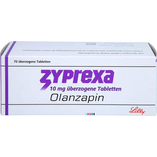 Zyprexa 10mg überzogene Tabletten, 70 ST, Eurimpharm Arzneimittel GmbH