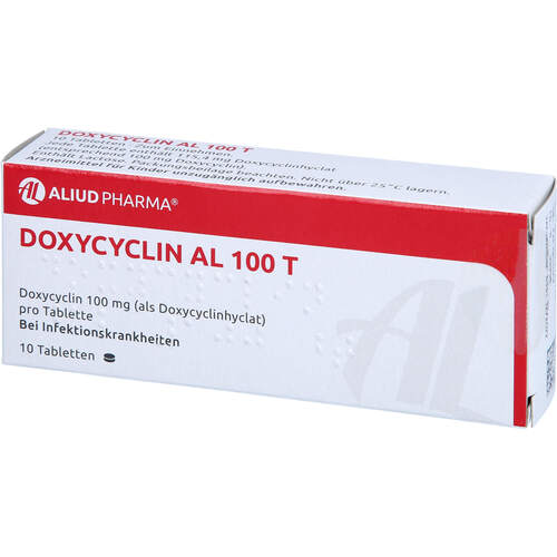 DOXYCYCLIN AL 100 T, 10 ST, Aliud Pharma GmbH