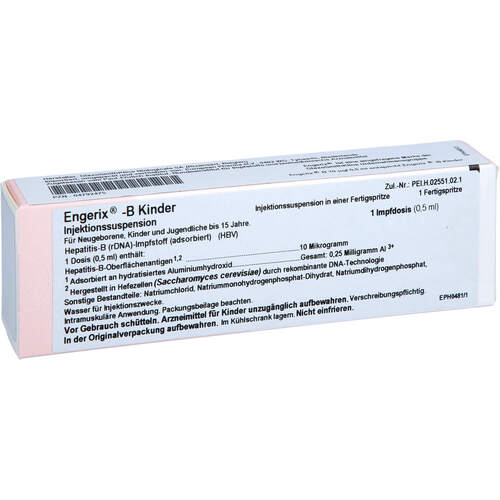 Engerix B Kinder, 1 Stk., European Pharma B.V.