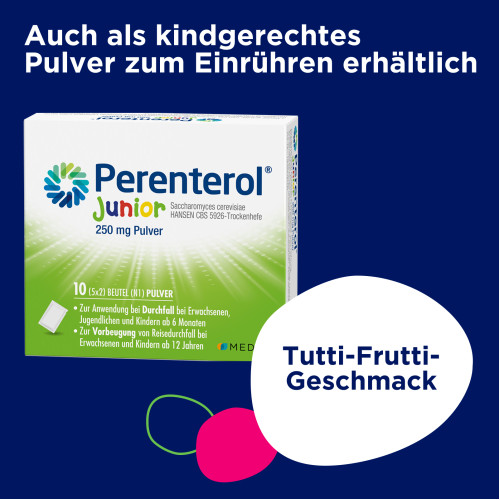 PERENTEROL FORTE 250mg, 20 Stk., Medice Arzneimittel P&uuml;tter GmbH & Co. KG