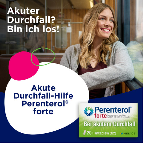 PERENTEROL FORTE 250mg, 20 Stk., Medice Arzneimittel P&uuml;tter GmbH & Co. KG