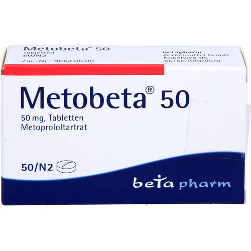 METOBETA 50, 50 ST, betapharm Arzneimittel GmbH