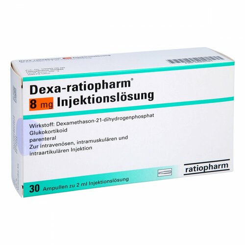 Dexa-ratiopharm 8mg Injektionslösung, 30 ST, ratiopharm GmbH