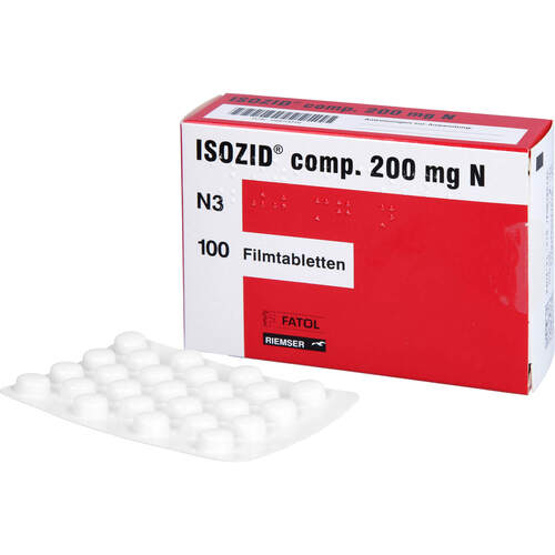 ISOZID COMP 200MG N, 100 Stk., Esteve Pharmaceuticals GmbH