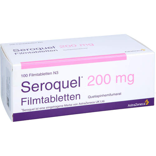 Seroquel 200mg, 100 Stk., Docpharm GmbH