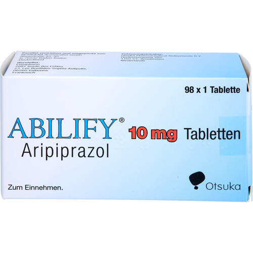 ABILIFY 10 mg Tabletten, 98 Stk., BERAGENA Arzneimittel GmbH