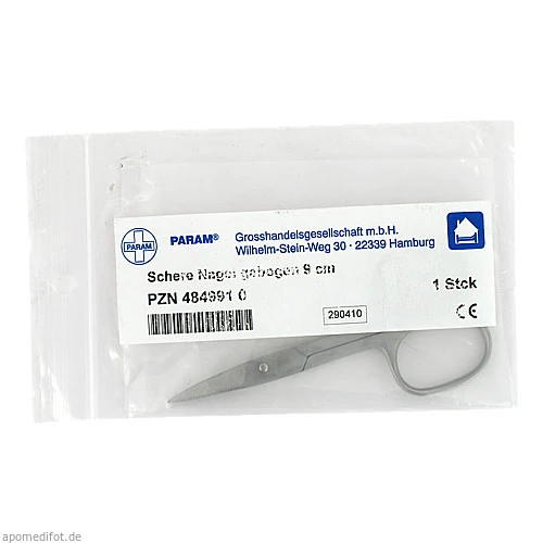 SCHERE NAGELSCHERE GEBOGEN, 1 Stk., Param GmbH