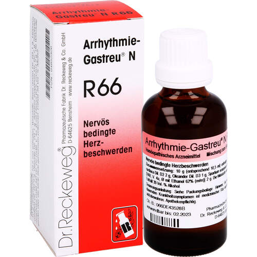 ARRHYTHMIE GASTREU N R66, 50 ML, Dr.Reckeweg & Co. GmbH