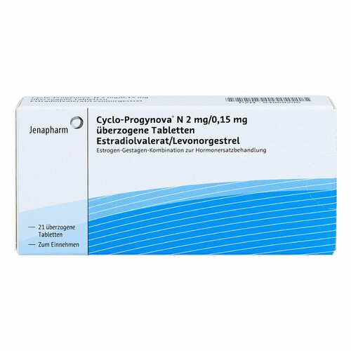 Cyclo Progynova N 2mg/0.15mg, 21 ST, Jenapharm GmbH & Co. KG