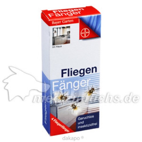 Bayer Garten Fliegenfänger Blattanex, 4 ST, SBM Life Science GmbH Bayer Garten Fliegenfänger Blattanex, 4 ST, SBM Life Science GmbH