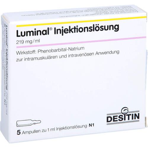 LUMINAL INJEKTIONSLOESUNG, 5 ST, Desitin Arzneimittel GmbH