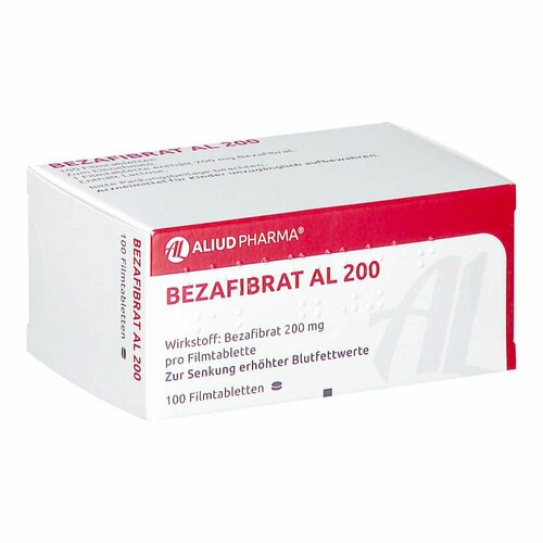 BEZAFIBRAT AL 200, 100 Stk., Aliud Pharma GmbH