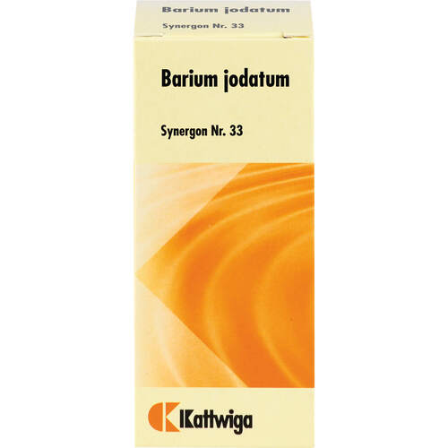 SYNERGON KOMPLEX 33 Barium jodatum Tabletten, 100 St, Kattwiga Arzneimittel GmbH