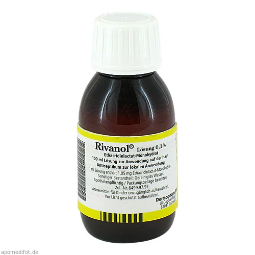 RIVANOL LOESUNG 0.1%, 100 ml, Dermapharm AG