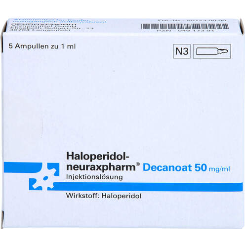 Haloperidol-neuraxpharm Decanoat 50mg/ml, 5x1 ml, neuraxpharm Arzneimittel GmbH