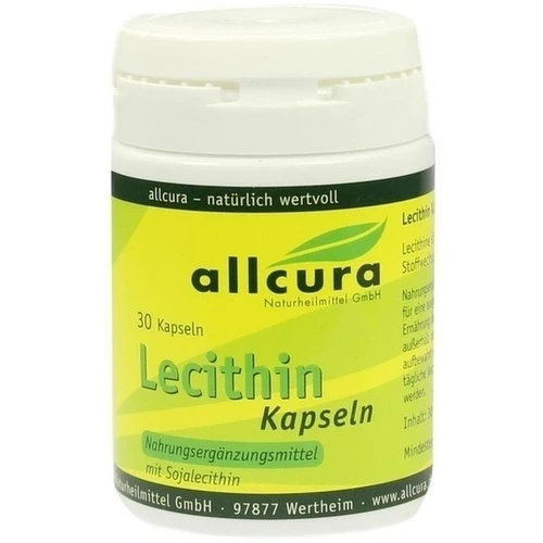 LECITHIN 500MG, 30 Stk., Allcura Naturheilmittel GmbH
