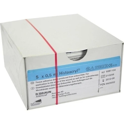 HISTOACRYL GEWEBEKLEBER, 5 Stk., B. Braun Melsungen AG