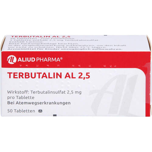 TERBUTALIN AL 2.5, 50 Stk., Aliud Pharma GmbH
