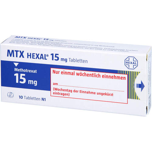 MTX HEXAL 15mg Tabletten, 10 Stk., HEXAL AG