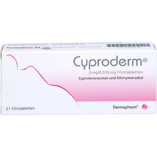 Cyproderm Filmtabletten, 21 ST, Dermapharm AG