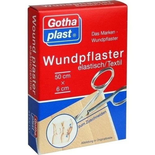 GOTHAPLAST WUNDPFLASTER ELASTISCH 50CMX6CM, 1 Stk., Gothaplast GmbH
