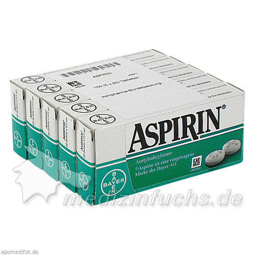 ASPIRIN 0,5 g Tabletten, 100 Stk., kohlpharma GmbH