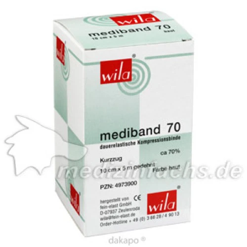MEDIBAND 70KURZZ 5MX10CM H, 1 Stk., Fein-Elast Umspinnwerk GmbH