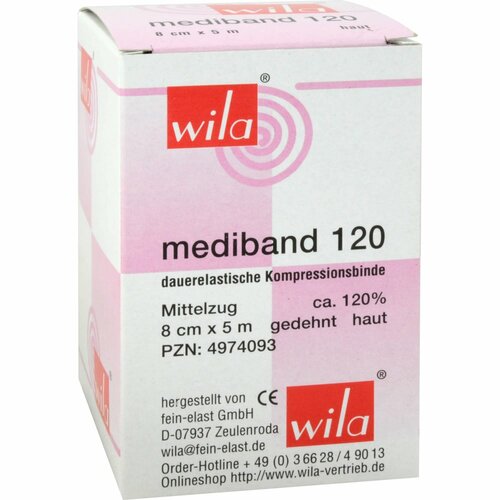 MEDIBAND 120 MITTELZ 5X8H, 1 Stk., Fein-Elast Umspinnwerk GmbH