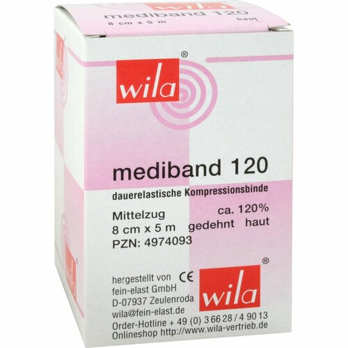 MEDIBAND 120 MITTELZ 5X8H, 1 ST, Fein-Elast Umspinnwerk GmbH