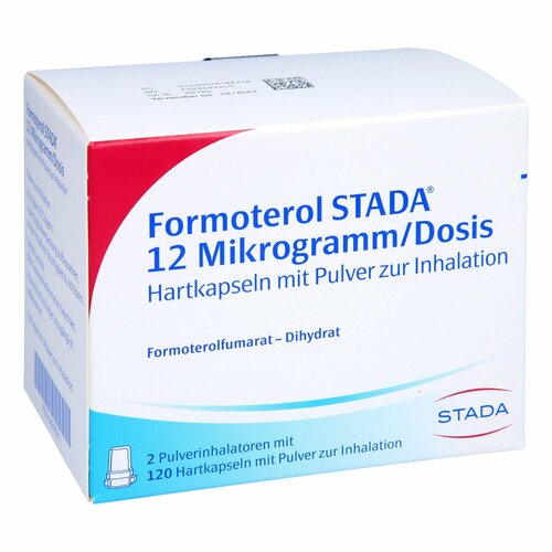 Formoterol STADA 12 Mikrogramm/Dosis Hartkaps, 2X60 ST, STADAPHARM GmbH