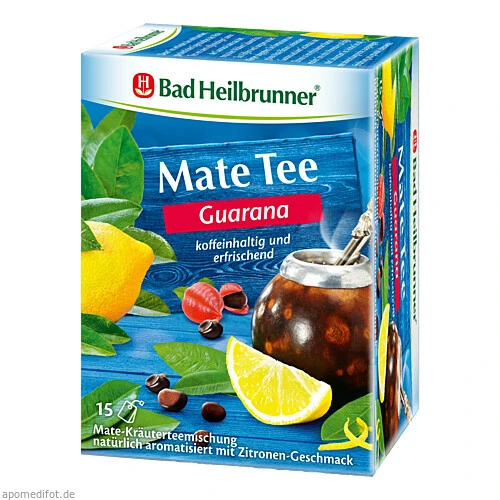 Bad Heilbrunner Guarana Mate Tee Kräuterpower, 15x1,8 g, Bad Heilbrunner Naturheilm. GmbH & Co. KG