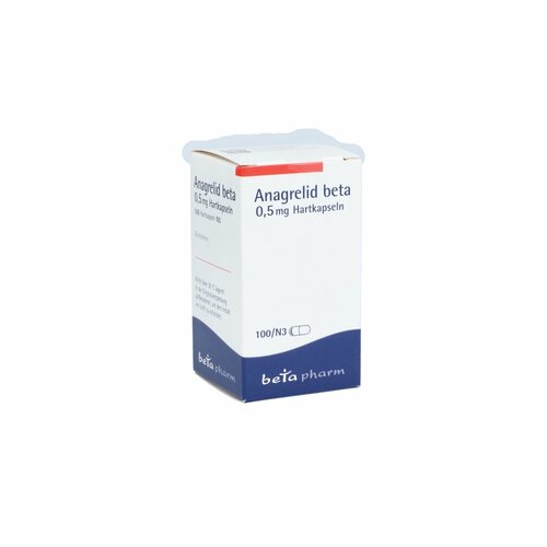 Anagrelid beta 0.5mg Hartkapseln, 100 Stk., betapharm Arzneimittel GmbH