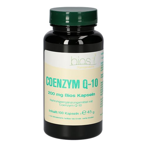Coenzym Q-10 200 mg Bios 100 Kapseln, 100 Stk., Bios Medical Services